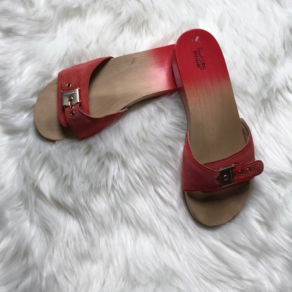 Suede Dr Scholl sandals sz 8